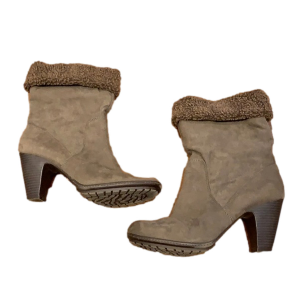 MOOTSIES Tootsies Fur Cuffed Boots Bootie Shoes